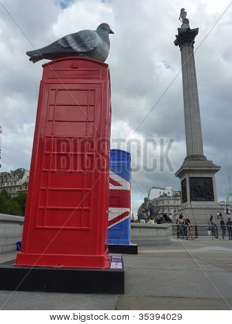 BT Artboxes v londýnské Trafalgarské náměstí 19 červen 2012
