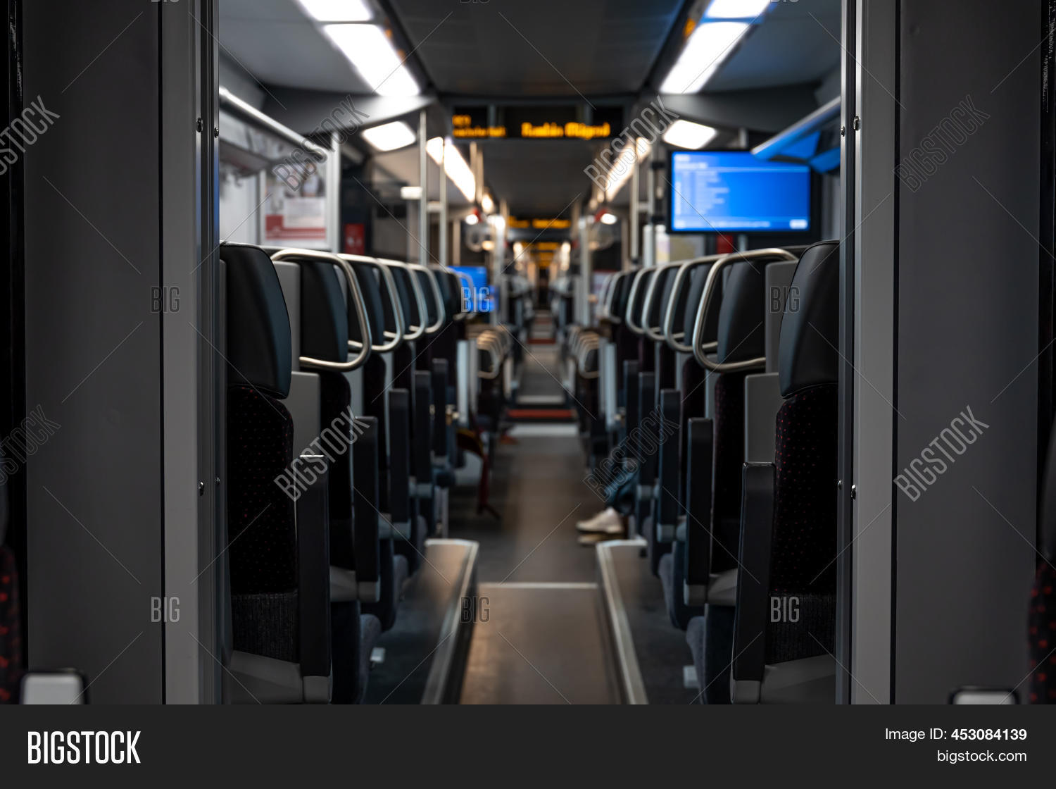 Empty Inside Train Inside Train. Empty Image & Photo (Free Trial) | Bigstock
