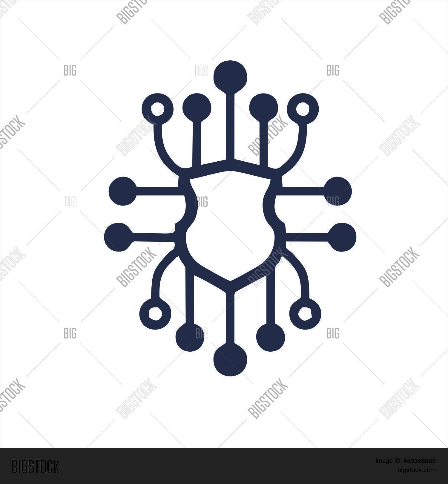Shield Icon Logic Shield Icon Isolated Vector & Photo (Free Trial) | Bigstock