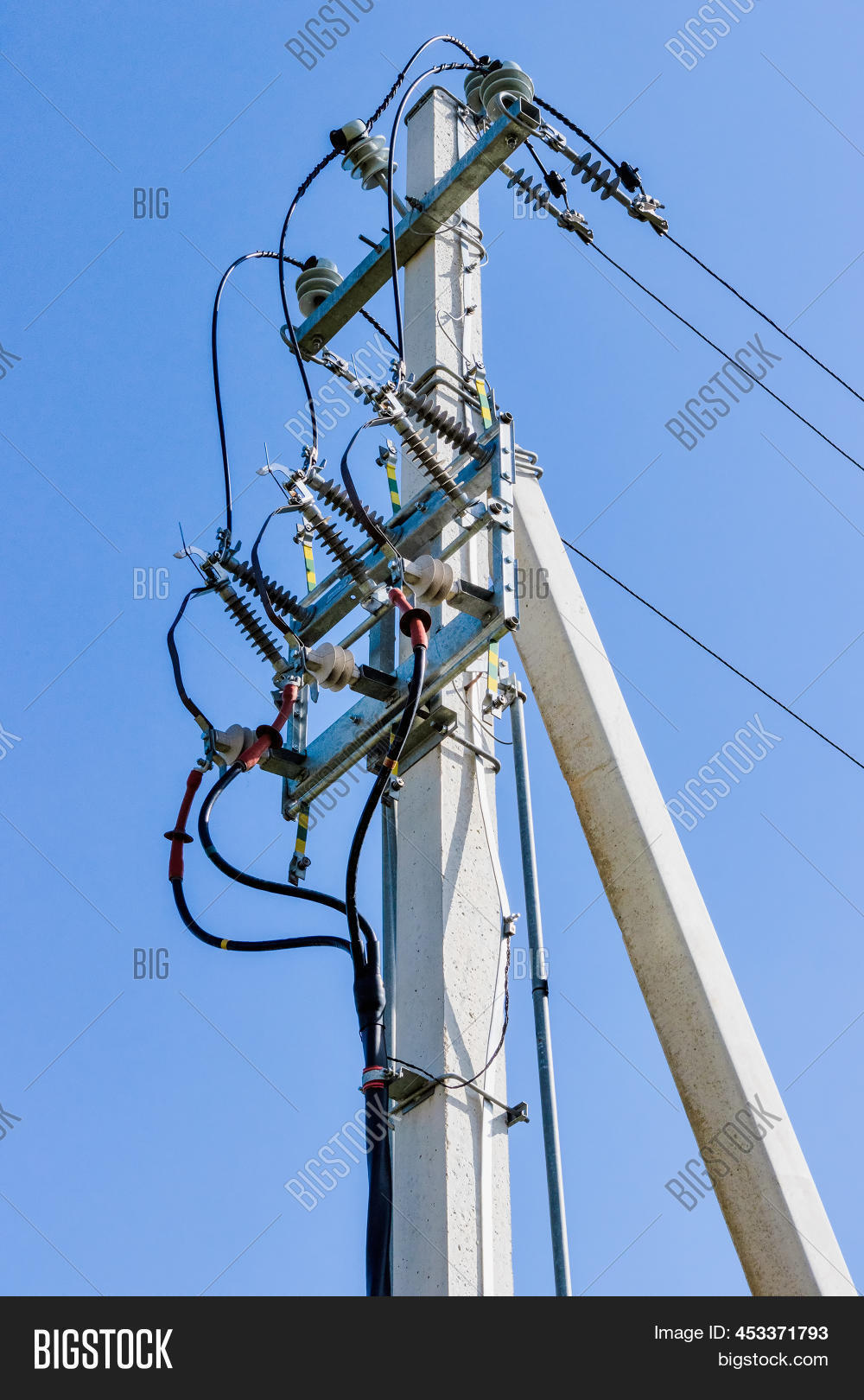 Electric Pole Support Image & Photo (Free Trial) Bigstock