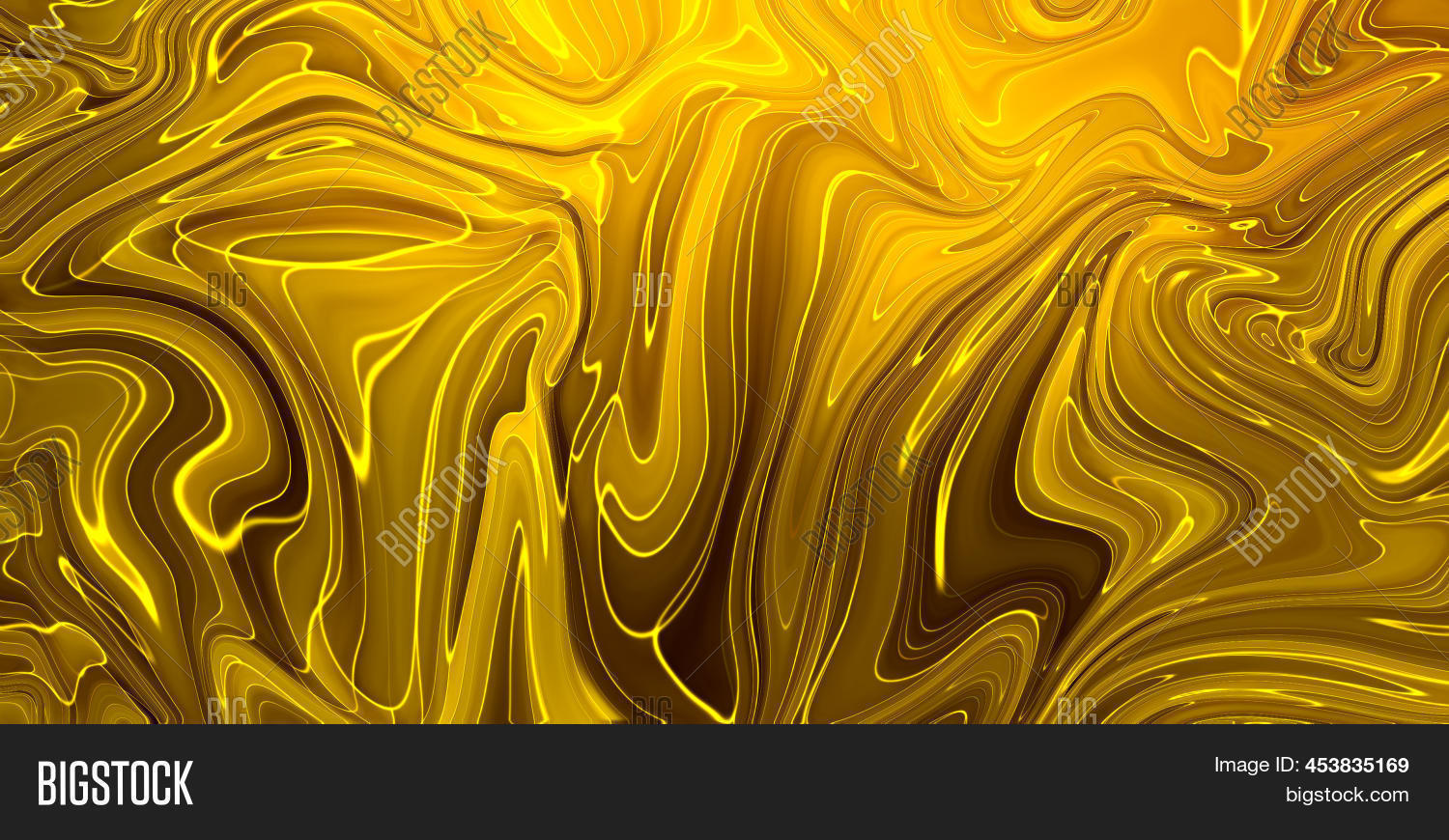 Yellow Gold Oil Paint Image & Photo (Free Trial) Bigstock