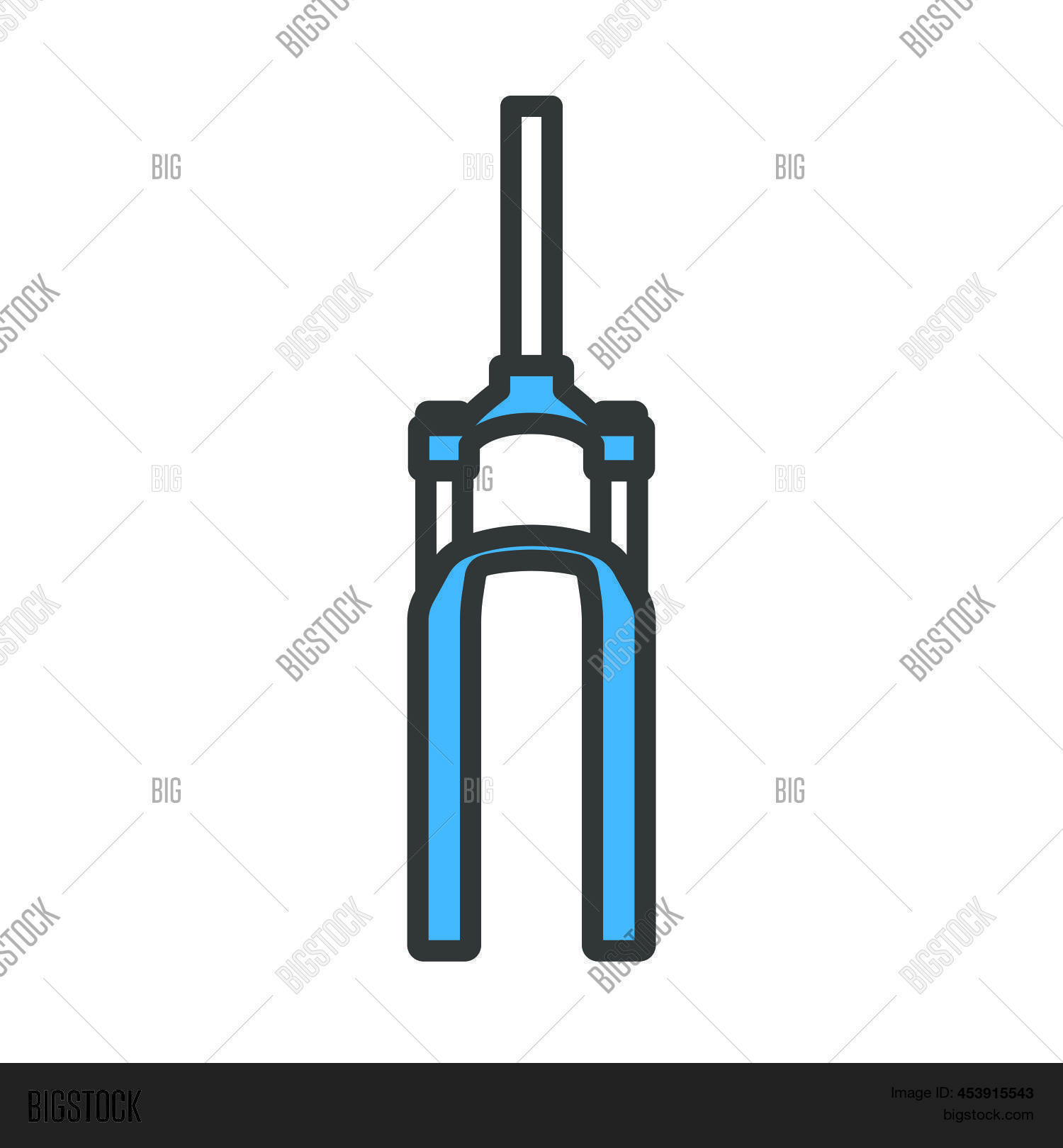 Bike Fork Icon. Vector & Photo (Free Trial) Bigstock