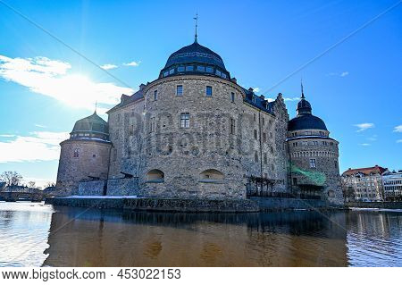 Old Stone Castle In Orebro Sweden Called Orebro Castle April 11 2022