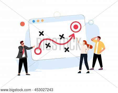 Business Strategy Planning, Marketing Tactic To Achieve Target, Project Blocker And Solution To Win 