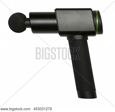 Massage Gun, Handheld Cordless Professional Percussion Deep Tissue Body Muscle Massager Isolated On 