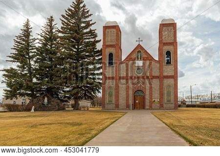 Historic Our Lady Of Guadalupe Parish Church In Conejos, Colorado