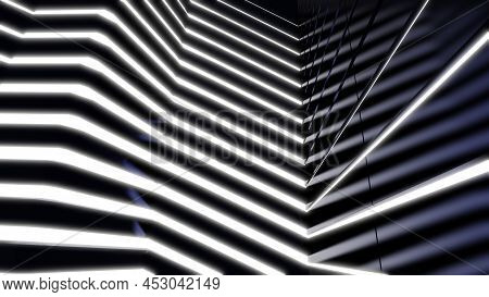 3d Illustration Background For Advertising And Wallpaper In Architecture And Building Scene. 3d Rend