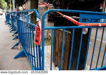 Tel Aviv, Israel - April 08, 2022 The Ilka Bar On Dizengoff Street, Scene Of The Palestinian Terror 