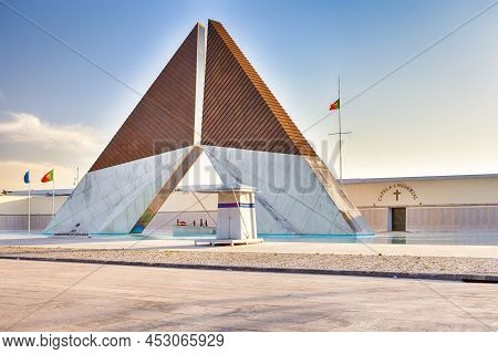 Lisbon, Portugal - October 22, 2019: Monument To The Fighters Overseas Known As Monumento Nacional A
