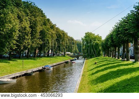View And Details Of Friedrichstadt, A Town In The District Of Nordfriesland, In Schleswig Holstein, 