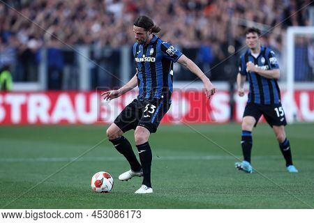 Bergamo, Italy. 14 April 20220. Hans Hateboer Of Atalanta Bc  During During The Uefa Europa League Q
