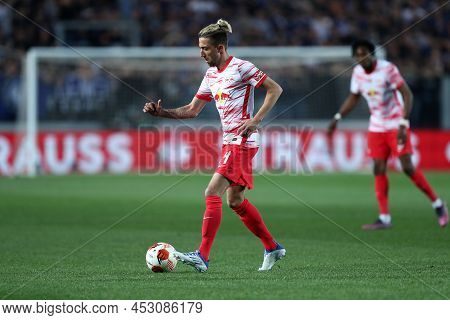Bergamo, Italy. 14 April 20220. Kevin Kampl Of Rb Leipzig  During During The Uefa Europa League Quar