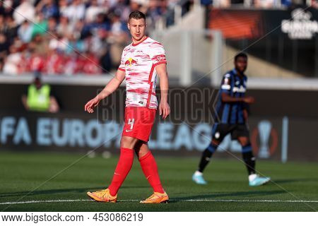 Bergamo, Italy. 14 April 20220. Willi Orban Of Rb Leipzig  During During The Uefa Europa League Quar
