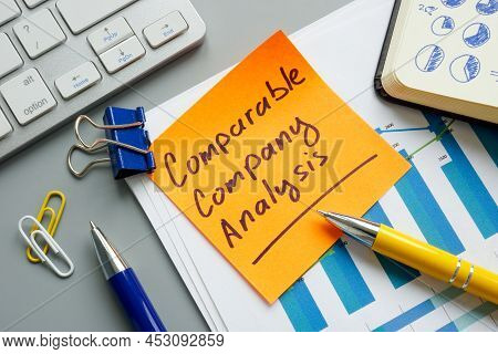 A Comparable Company Analysis Cca Report And Notepad.