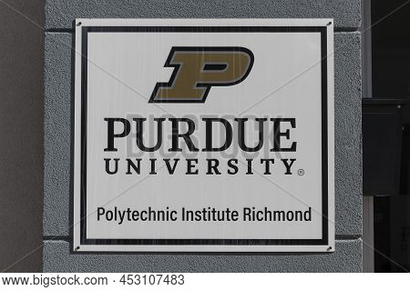 Richmond - Circa April 2022: Purdue Polytechnic Richmond Campus. Purdue Polytechnic Offers Four Unde