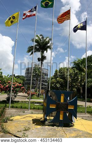 Ilheus, Bahia, Brazil - January 10, 2011: Facade Of The State University Of Santa Cruz - Uesc In The