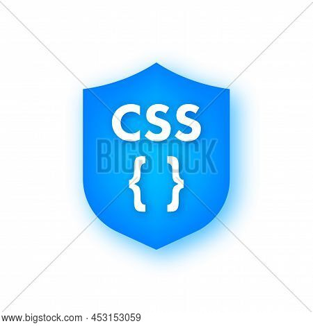 Cascading Style Sheets, Css Label. High Performance. Vector Stock Illustration.
