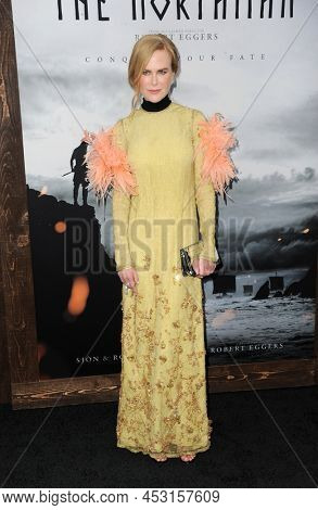 Nicole Kidman at the Los Angeles premiere of 'The Northman' held at the TCL Chinese Theatre in Hollywood, USA on April 18, 2022.