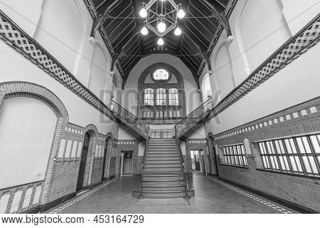 Dortmund, Germany - February 2, 2018: Zeche Zollern Is A Decommissioned Hard Coal Mine Complex In Th