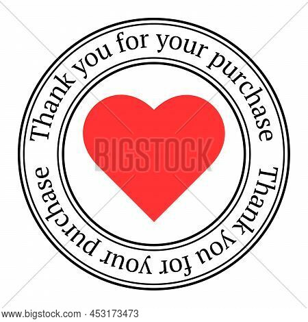 Thanks Enjoy Your Purchase Handwritten Inscription. Hand Drawn Lettering. Thank You Calligraphy. Tha