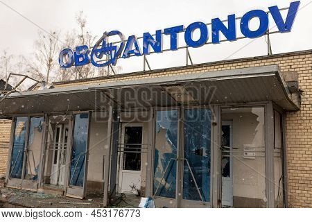 War Destroyed On Ukraine Airport By Russian Troops