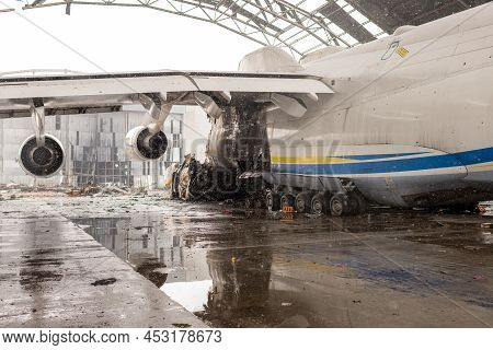 War Destroyed On Ukraine Airport By Russian Troops