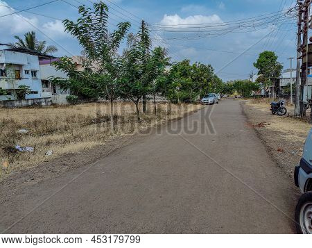 Kolhapur,india- November 6th 2021;scenic View Of Residential Colony In Kolhapur City. Cluster Of Apa