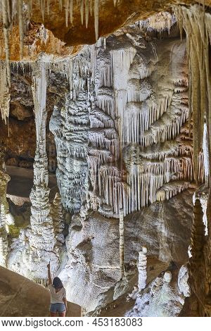 Campanet Caves In Mallorca. Geological And Mineral. Balearic Islands. Spain