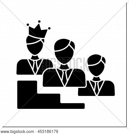 Vice President Glyph Icon.officer In Government Or Business. Next In Rank To President. Control And 