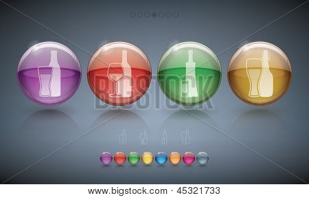 Vasos de alcohol
