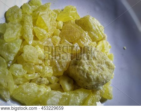 Sulphur, In Ayurveda It Is Called Gandhak, Purified Sulphur Has Anti-bacterial, Anti-microbial And A