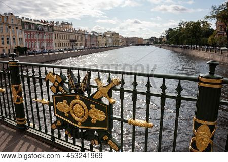 St. Petersburg, Russia. City View With Famous Landmarks