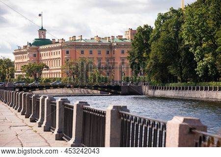 St. Petersburg, Russia. City View With Famous Landmarks