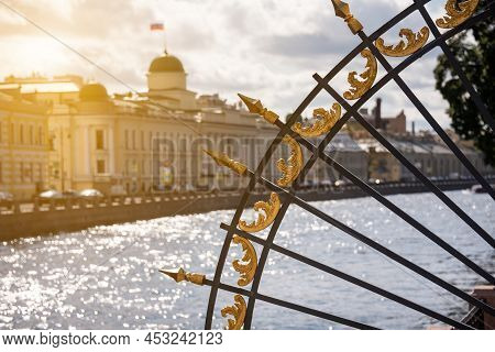 St. Petersburg, Russia. City View With Famous Landmarks