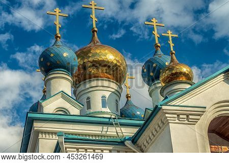 Epiphany Monastery. Temple Of The Icon Of The Mother Of God Assuage My Sorrows. Photo Taken In Chely