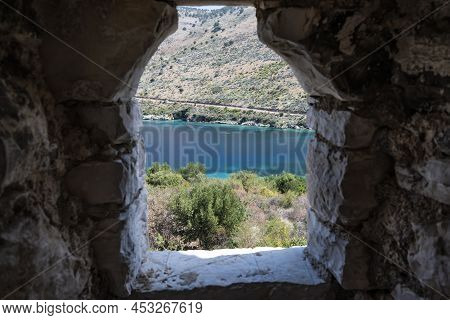 View Of Porto Palermo Bay, Himare, Albania.