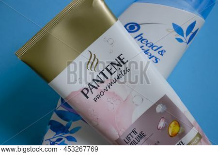 March 6, 2022 Ukraine City Kyiv Shampoo Head & Shoulders And Pantene