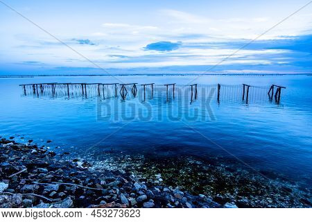 Bricole And Palisades For A Mussel Farm At The Mouth Of The Po River Delta