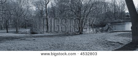 Panorama di Milton Lake Park