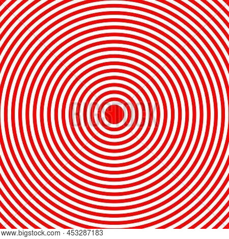 Concentric Radial Circles, Rings Design Element Icon