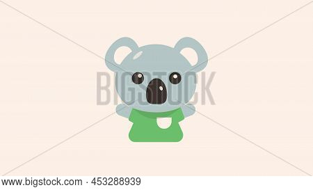 Cream Koala Cute Animal Minimalis Simple Cute Sweet Dekstop