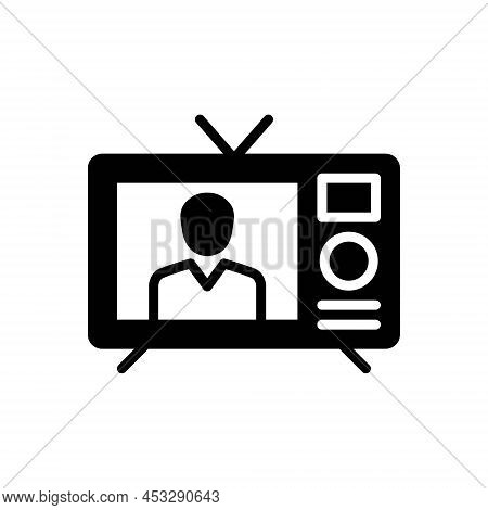Black Solid Icon For Episode Tv Entertainment Television Cinematography Paragraph Chapter Topic Diss