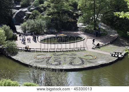 Sofiyivsky Park em Uman, na Ucrânia.