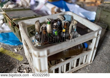 Barmashovo, Ukraine- March 18, 2022: War Of Russia Against Ukraine. Concept Of Russian Invasion And 
