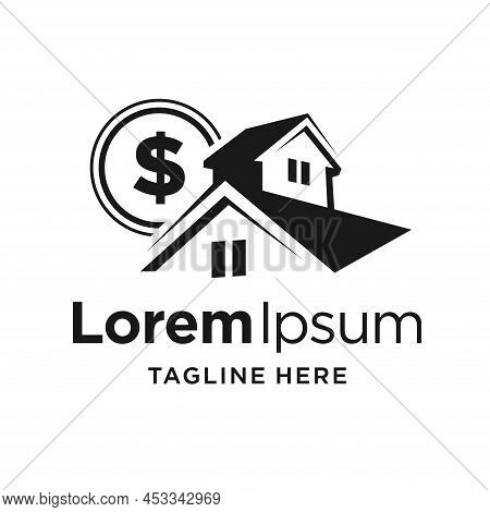 Real Estate Logo With Dollar Symbol, Real Estate Logo