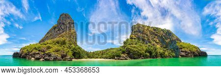 Panorama Of  Lagoon At Koh Mook Island In A Sunny Day, Thailand