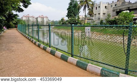 Beautiful View Of Bbmp Kalena Agrahara Lake. Spread Across Seven Acres With Freshwater, Thick Greene