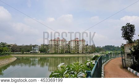 Beautiful View Of Bbmp Kalena Agrahara Lake. Spread Across Seven Acres With Freshwater, Thick Greene