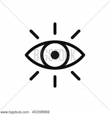 Vision Icon Isolated On White Background. Vision Icon In Trendy Design Style. Vision Vector Icon Mod
