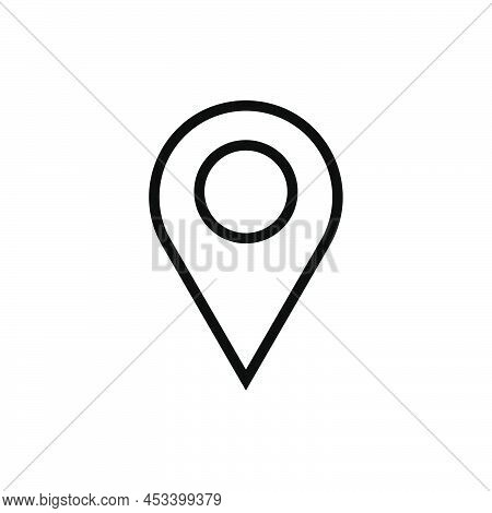 Location Icon Isolated On White Background. Location Icon In Trendy Design Style. Location Vector Ic